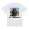 Lustiges Kanye West Meme Grafik T-Shirt Herrenmode Rundhals Kurzarm T-Shirts Unisex Hip Hop Gothic Rap T-Shirt Streetwear