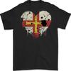 Love Flag Guernsey Football Mens T-Shirt 100% Cotton