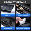 Carbon Fiber Leather Car Door Sill Protect Strip Durable Decor Decals for Citroen C3 Logo Auto Threshold Stickers  Accessories