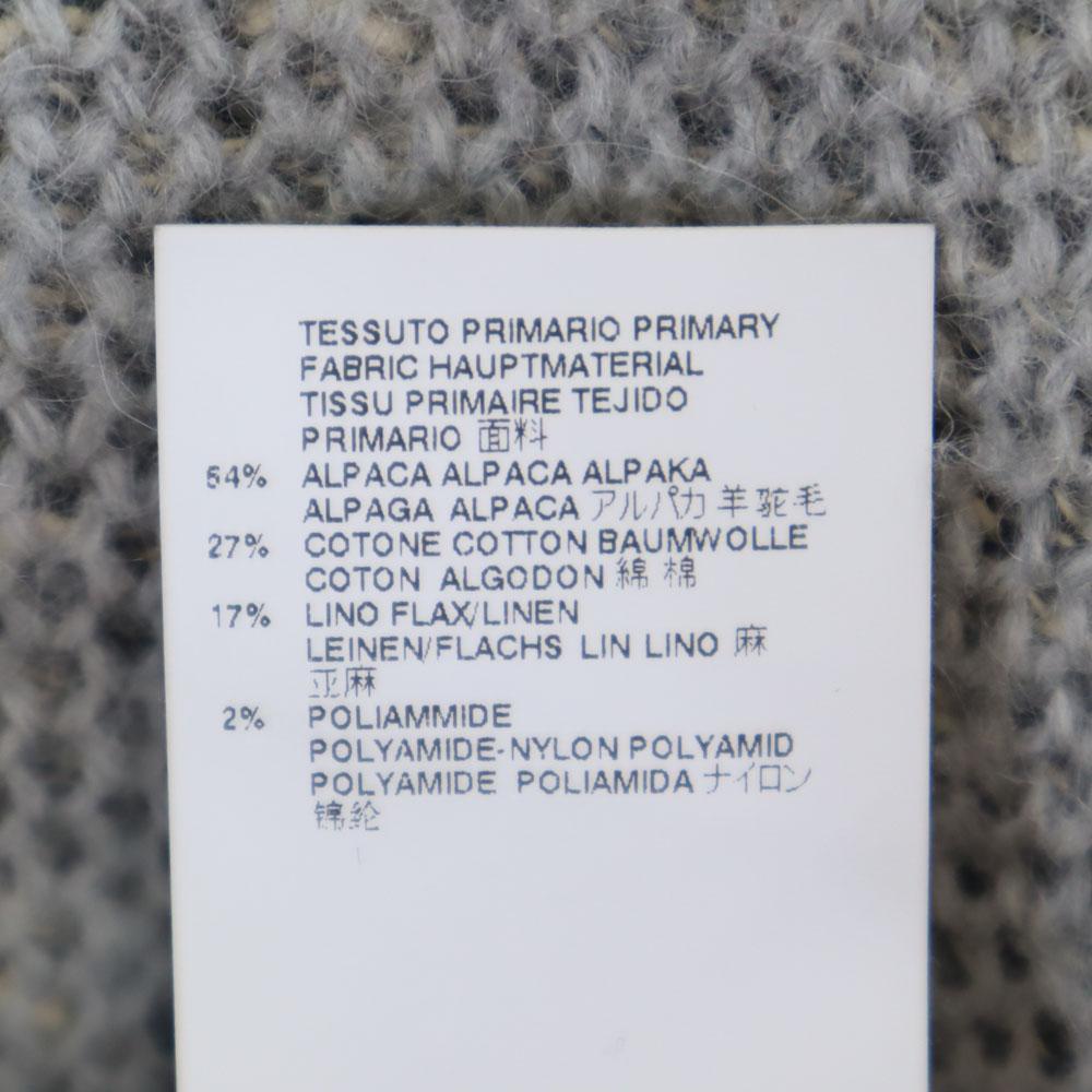 MARC JACOBS 14AW Made in Italy Wool Blend Long sleeve sweater S gray Men's Used