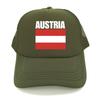 Cappellino da Baseball Bandiera Austriaca Fresco Estivo Unisex Rete Traspirante Cappello per Fan del Paese Cappellino Trucker Unisex Cappellini in Rete Traspirante per Esterno