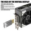DP Virtuelle Display-Emulatoren Stecker Geeignet für Mehrfachmonitor-Setups mit 4K-Auflösungsunterstützung auf Laptops und Desktops