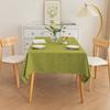 Dustproof Table Cover Waterproof Table Decor Cloth Cotton Linen Tablecloth  Kitchen