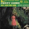7inch Record PERRY COMO  Youll Never Walk Alone RCA1018 1959 UK Jazz Used