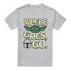 Star Wars The Mandalorian Unisex Adult Where Grogu Goes T-Shirt