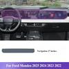 Für Ford Mondeo 2025 2024 Innenraumzubehör Folie Transparentes TPU Schalthebelpanel Navigations-Mittelkonsole PPF Schutz