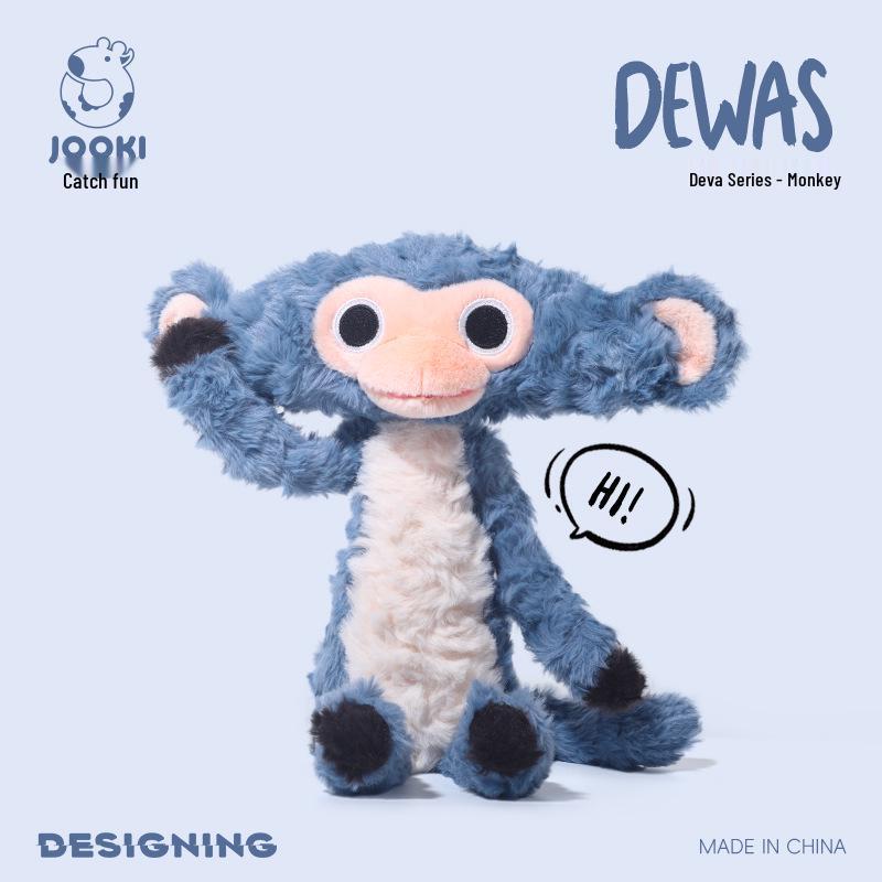 Deva Fox Plush Monkey Doll - Stuffed Animal Gift & Sleeping Pillow