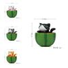 Chis Sweet Home Pvc Cat Sculptures With Garden Theme For Party Decor And Collectors Gift