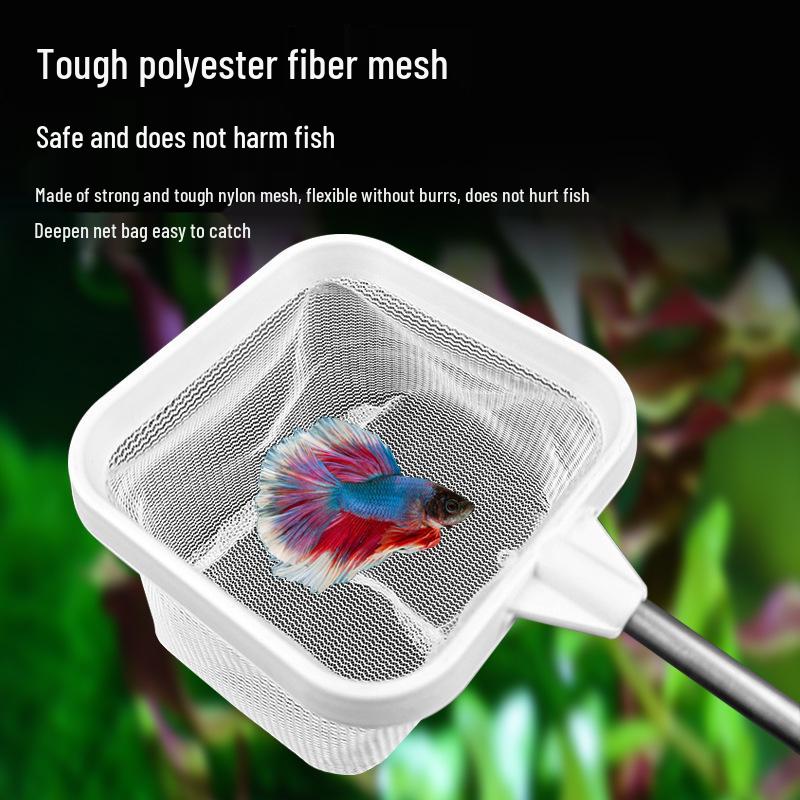 Telescopic Stainless Steel Fish & Shrimp Landing Net for Fish Tank