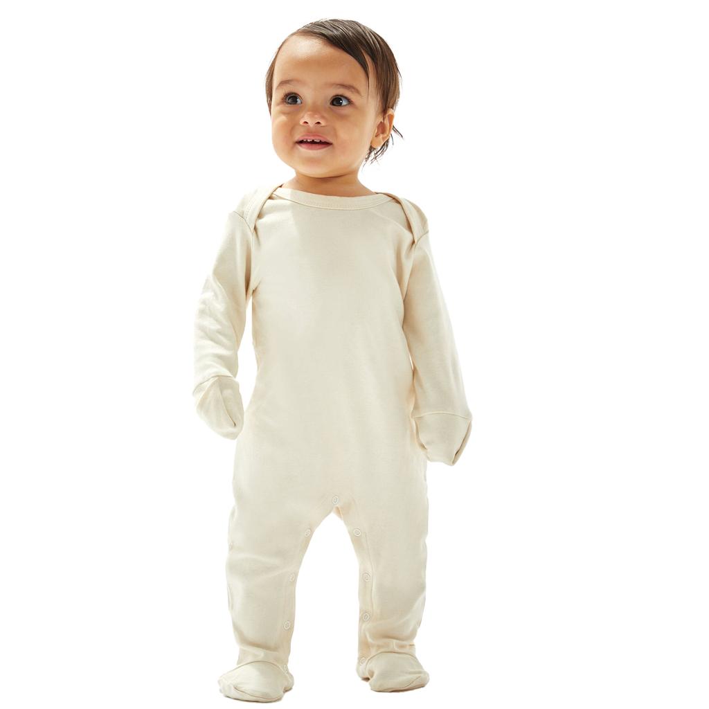 Babybugz Baby Built-in Scratch Mitts Sleepsuit