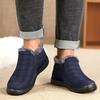 Snow Waterproof Boots Men Platform Shoes For Men Slip On Warm Fur Ankle Boots Men's Winter Shoes Plush Footwear Work Shoes