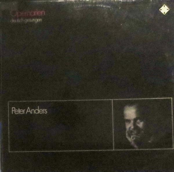

LP Record PETER ANDERS (2) - Opernarien Deutsch Gesungen 648012 Telefunken Germany Classical Used