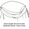 Clothing Accessories Pearl Pendant Belt Strap Multilayer Party Belt  Casual Wear
