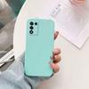 Square Matte Silicone Plain Rubber Protector Case for Samsung A55 A25 A35 A15 A05 A05s A54 A34 A14 A04 A04S A04E Back Cover