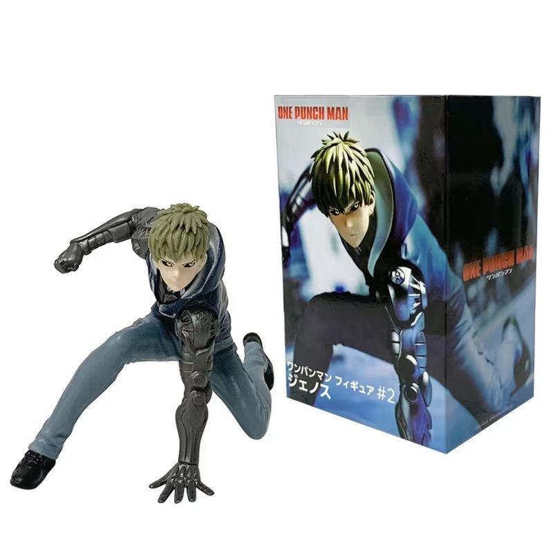 16cm One Punch Man Anime Figur Hoodie Saitama Actionfigur Teufel S-Klasse Held Genos Figur PVC Sammlermodell Puppe Spielzeug