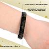 Sratte 30 Pcs VIP Bracelets VIP Silicone Wristbands for Events Black Bracelets Elastic Wristbands for Party Club Bar Men Women