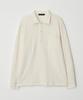 JOJILONG Jn316 Cable Knit Cardigan Shirt - Ivory