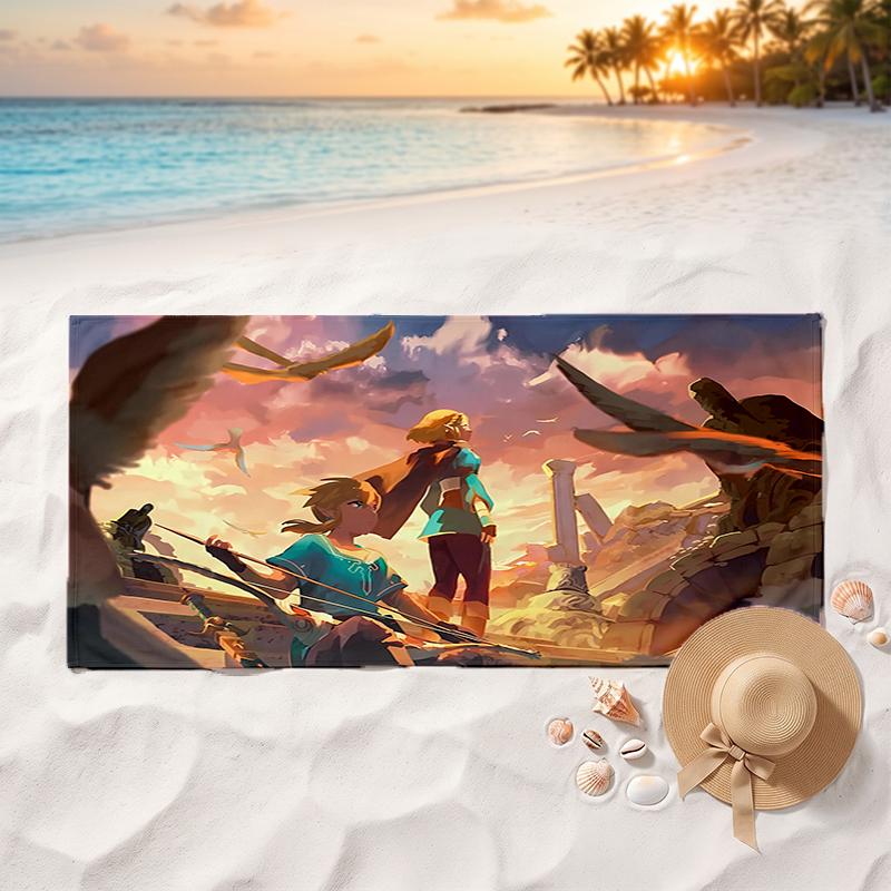Zelda Soft and comfortable beach towel perfect for vacations and poolside use an ideal gift for summer holidays
