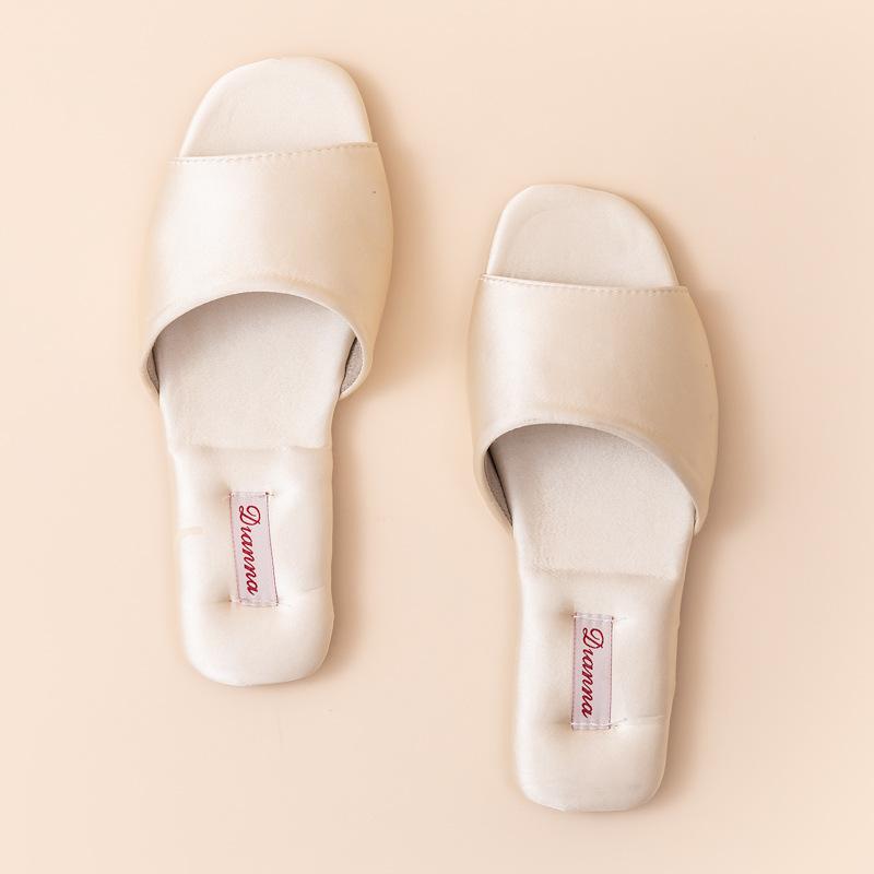 Jaunas luksusa satīna mules sievietēm Elegantas