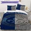 Benutzerdefinierter Name SV Darmstadt 98 Muster Bettwäsche-Steppdecken-Set Steppdecke Kissenbezug Heimdekoration Geburtstagsgeschenk (1*Bettbezug+2*Kissenbezug ohne Füllung)