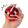 Halloween Stress Balls Squeeze Skull Toys Fidget Decompression Toys Squeeze Skulls with Blood and Maggots Halloween Prank Toys