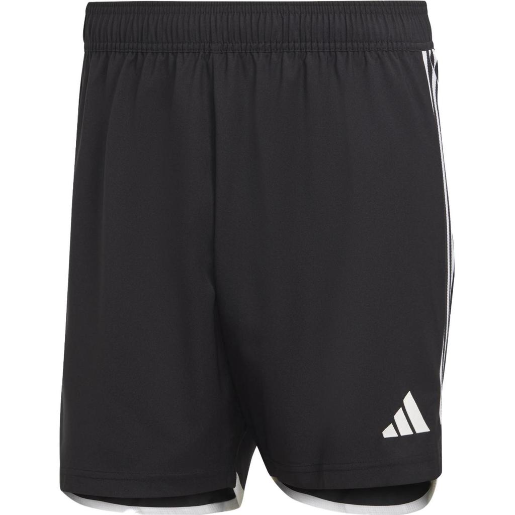 Adidas Logo Print Straight Leg Sports Casual Shorts Men Shorts Black HT5696