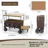 OEING Foldable Outdoor Camping Cart