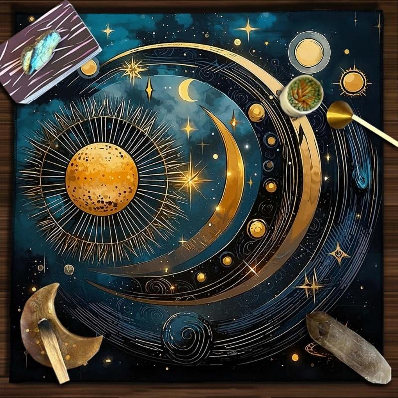 Altars Decorations Tarots Tablecloth Pendulums Divinations Altars Table Cloth Multifunctional Tarots Card Table Cover