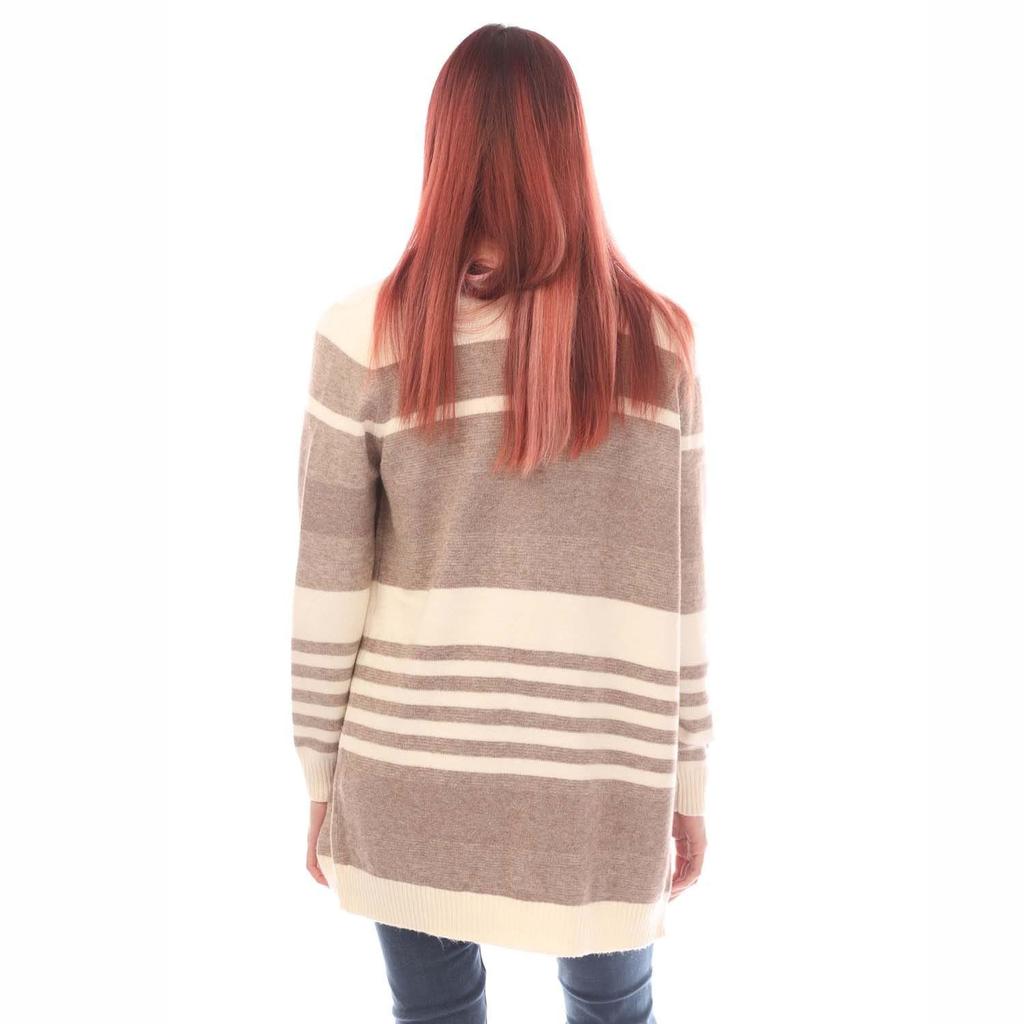 Only Womens/Ladies Lesly Striped Open Cardigan