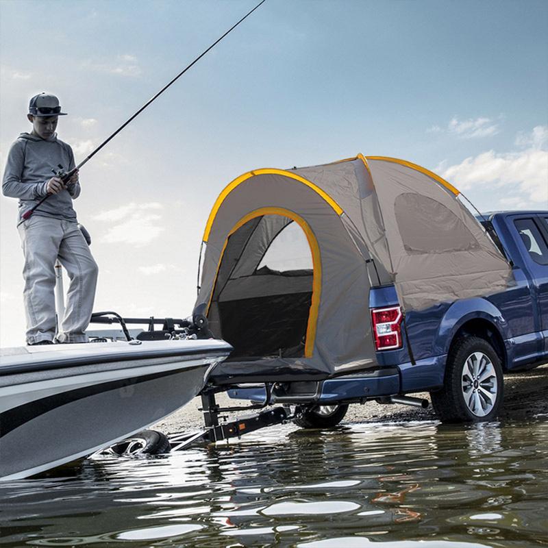 Pickup Truck Tent Truck Bed Tent Outdoor Camping Family Tourist Fishing Picnic Travel Awnings Car Tent for 3-4 Person 3 Size