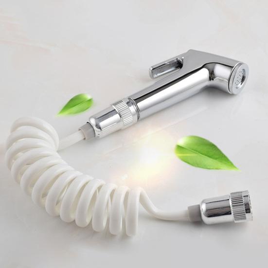 Handheld Bidet Spray Shower Head Bathroom Toilet Shattaf Spring Hose Cleanser