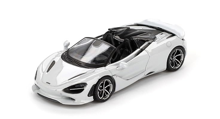 MINI GT Scale McLaren 750S Spider Cirrus Grey Finished Model 1/64 (Left-Hand Drive) MGT00973-L