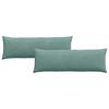 Sofa Cushions 2 Pieces Sea Green 120 X 40 Cm Cord Fabric