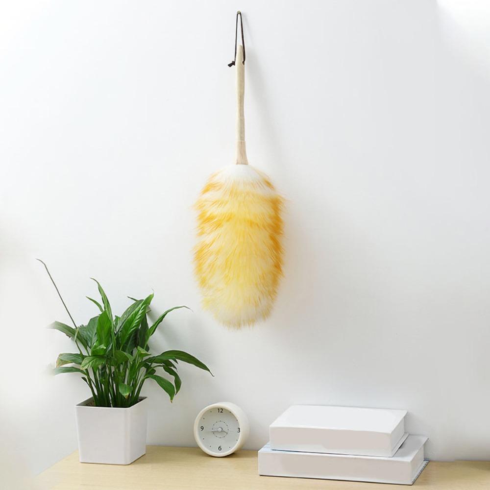Wood, Wool, Plastic, Fiber Anti-shed Fluffy Feather Dust Cleaner