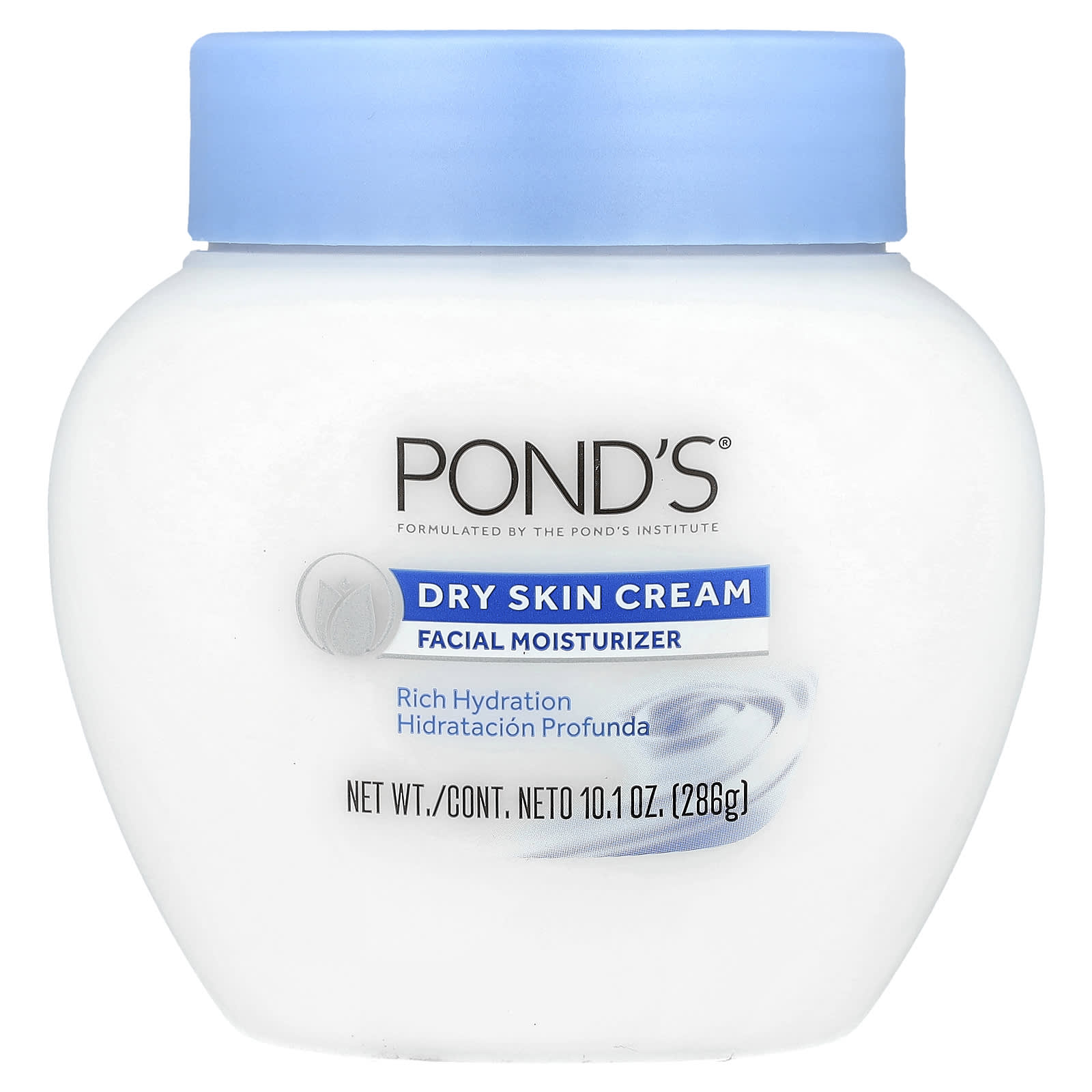 

POND S Крем для сухой кожи, Увлажняющее средство для лица, 10,1 унции (286 Г)