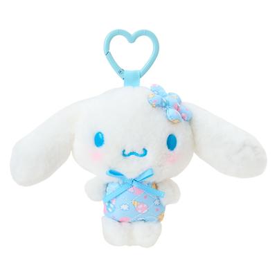 Sanrio Mascot Holder No Polyester and Ages 3 and 612944 (Minna Quilt) Cinnamoroll, Aluminum, Up,
