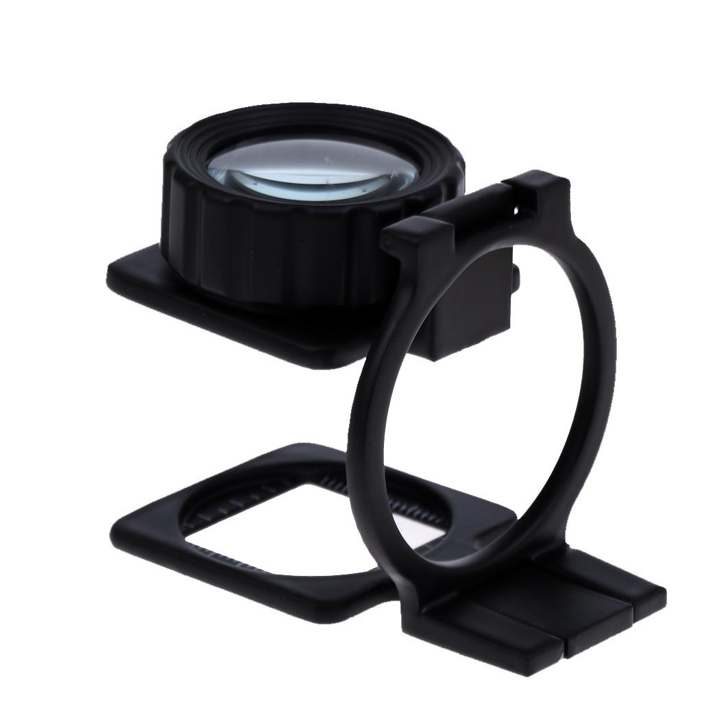 

15-кратная оптическая складная настольная лупа для тестера белья со шкалой