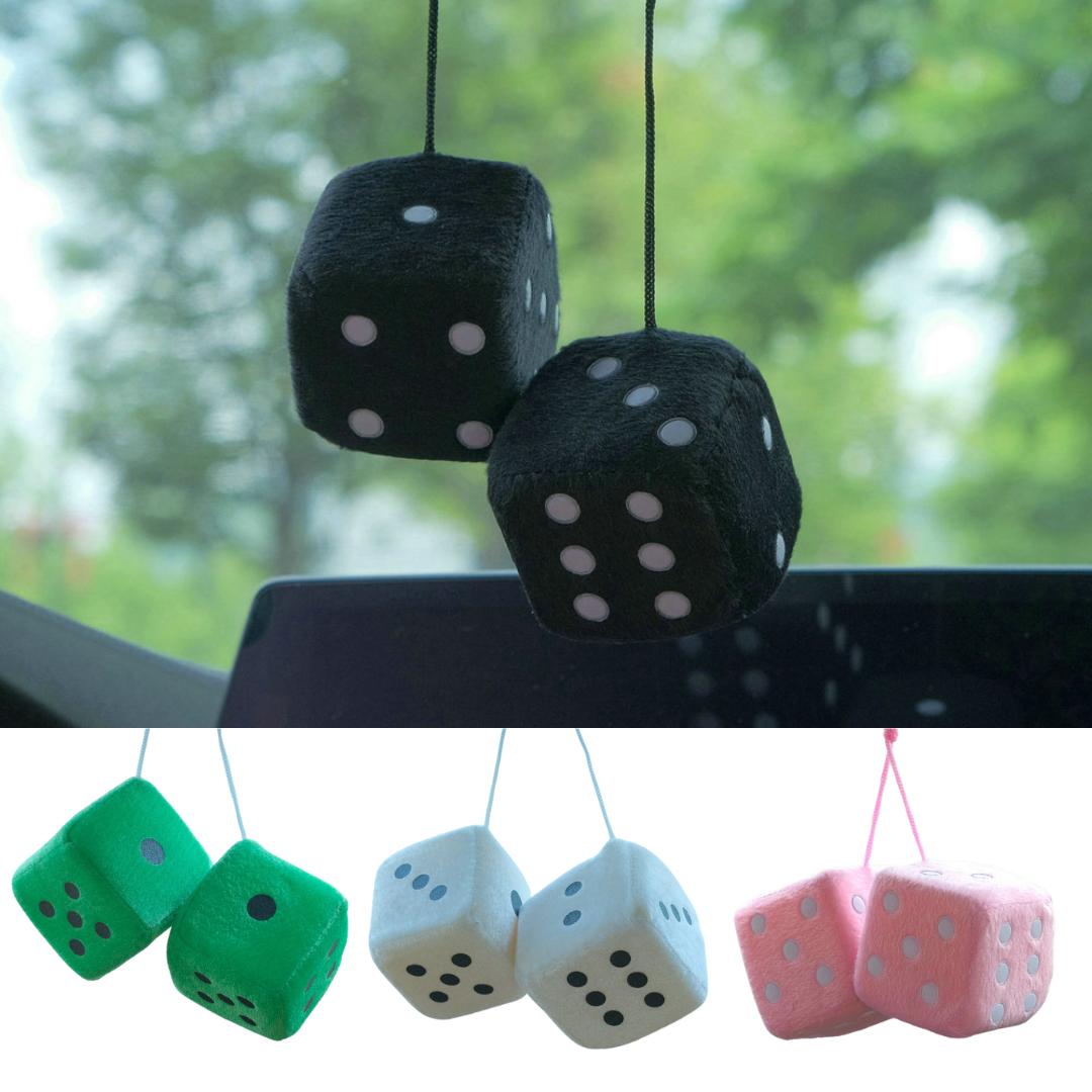 

Підвіска в стилі Retro Dice Car 7*14*7CM білий