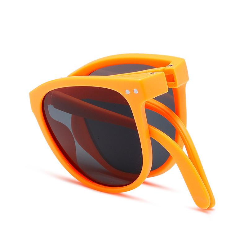 

Korean Children Round Foldable Sunglasses Fashion Sun Glasses Cute Boys Girls Colorful Shades Without Case
