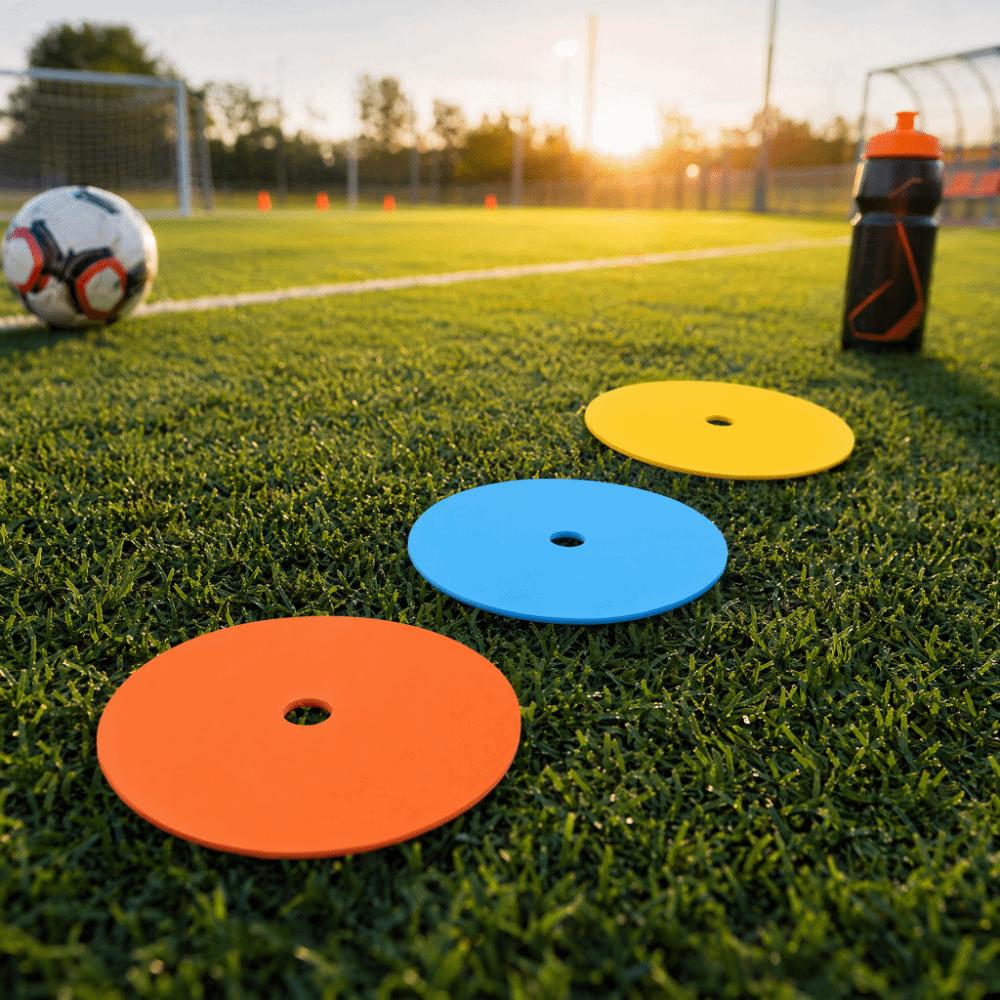 10pcs TPE Flat Marker Discs Flat Spot Markers Set Training Discs  Agility Drills