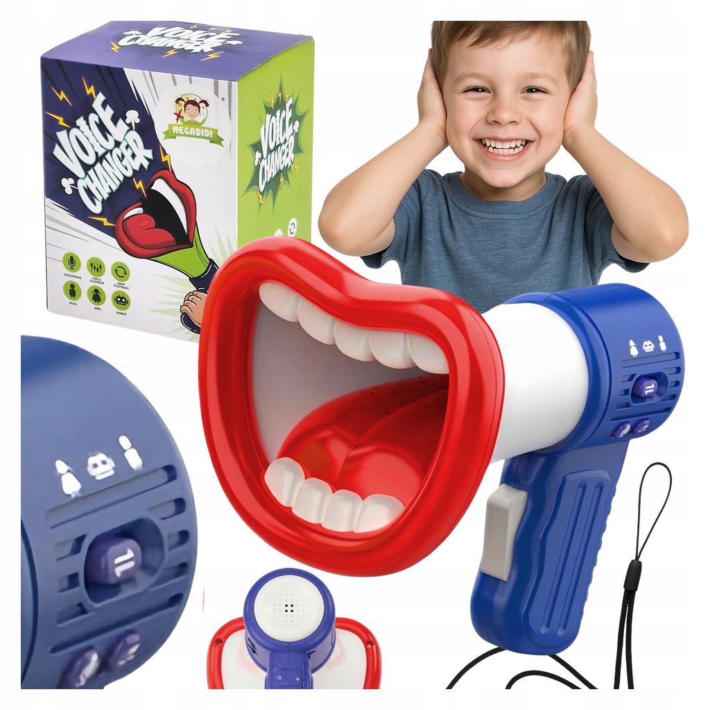 Megaphone Toy Voice Changer Modulator Recording Three Modes Gift