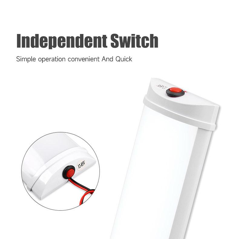 12V/80V Vehicle LED Interior Light - Ultra Bright Ceiling Lamp for Car Truck Van RV with Easy Installation