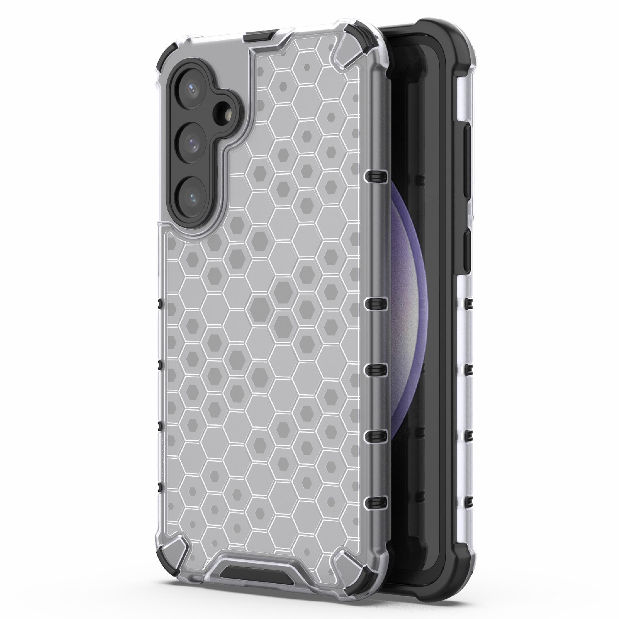 

Чохол для Samsung Galaxy S23 FE з дизайном у вигляді бджолиних стільників, задня кришка для телефону Grey