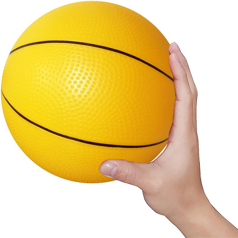 Elastic Pvc Ball Small Basketball Indoor And Outdoor Interactive Toy Ball