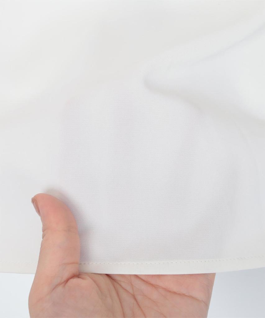 Yours French Sleeve Band Collar Blouse BBXN1458, Women's, Medium, White/Black