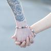 Couple Bracelets Set of 2 Picasso Jasper Howlite