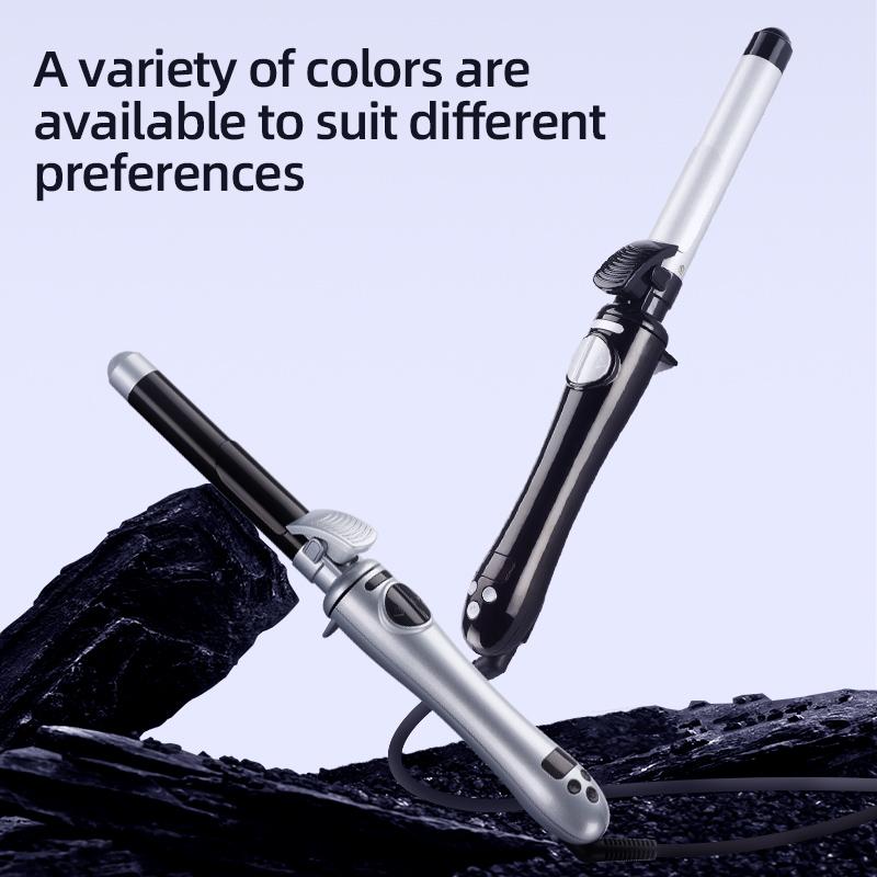 Portable Rotating Ceramic Long Hair Stylng Tools Automatic Barrel Type Dual Voltage Tourmaline Heats up Hair Curler