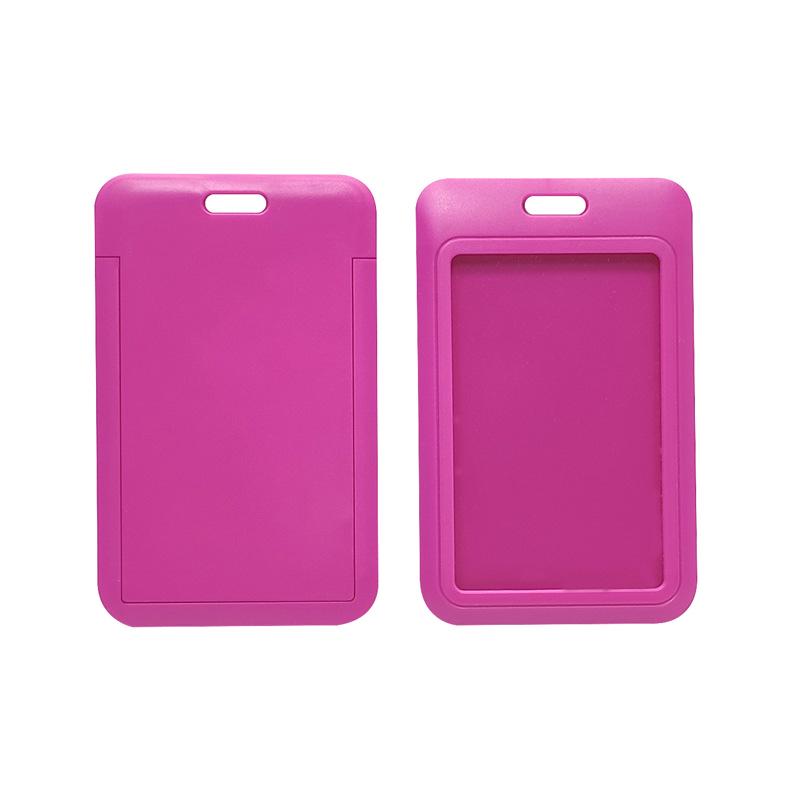 Cartoon-Colored ABS Plastic Slide-In Badge Holder for ID Cards