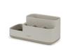 Joseph Joseph EasyStore Bathroom Caddy, Ecru, Matte Finish, Bathroom Accessory Storage Organizer, 70576