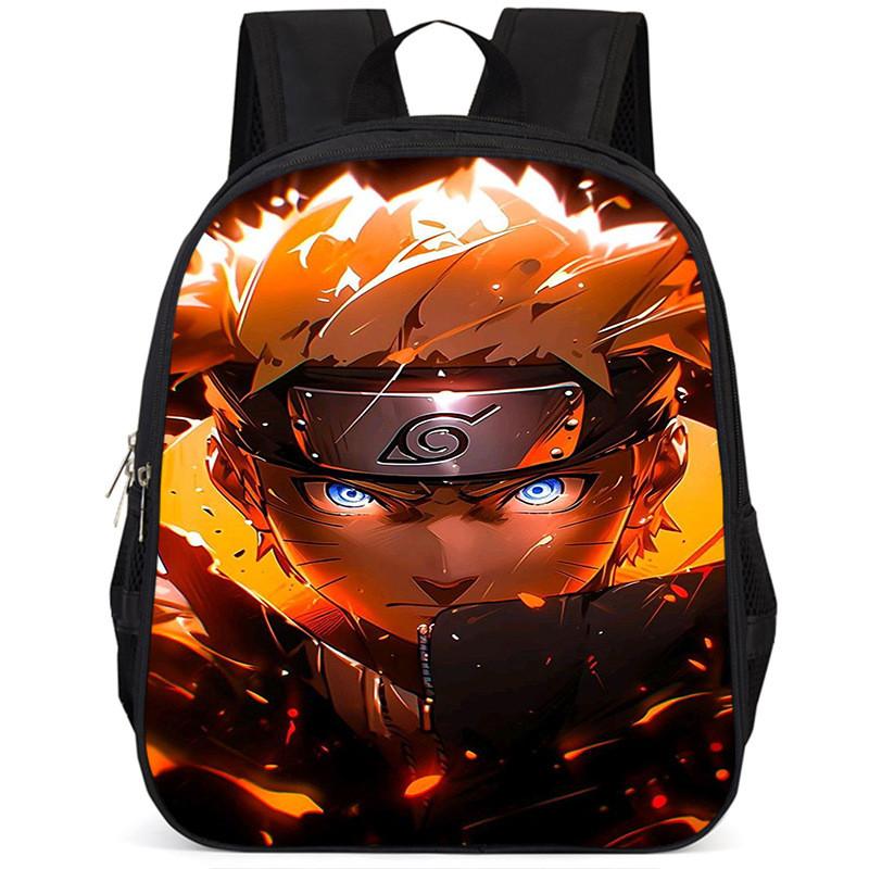 Naruto 15-inch Large Capacity Backpack Lightweight Oxford Cloth School Bag For Kids